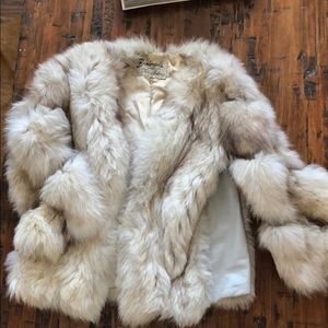 AUTHENTIC Bambergers fur salon fox coat